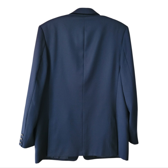 38R Tilley Endurables Travel Blazer Navy Pockets Statement Buttons - Picture 4 of 10